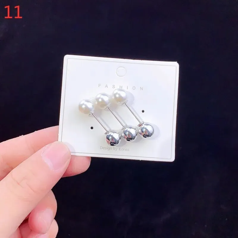 6pcs Enamel Hijab Brooches Pin