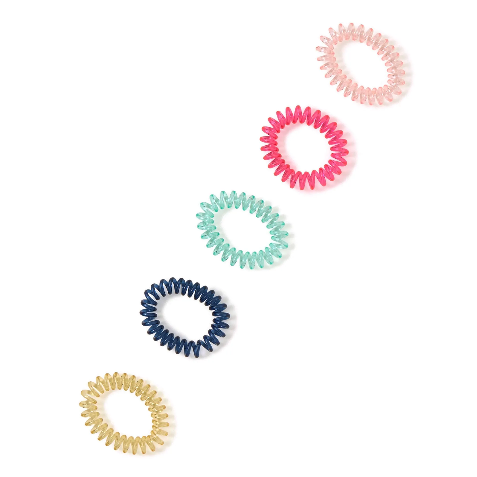 Accessorize London Girls Spiral Hairbands 5-Pack