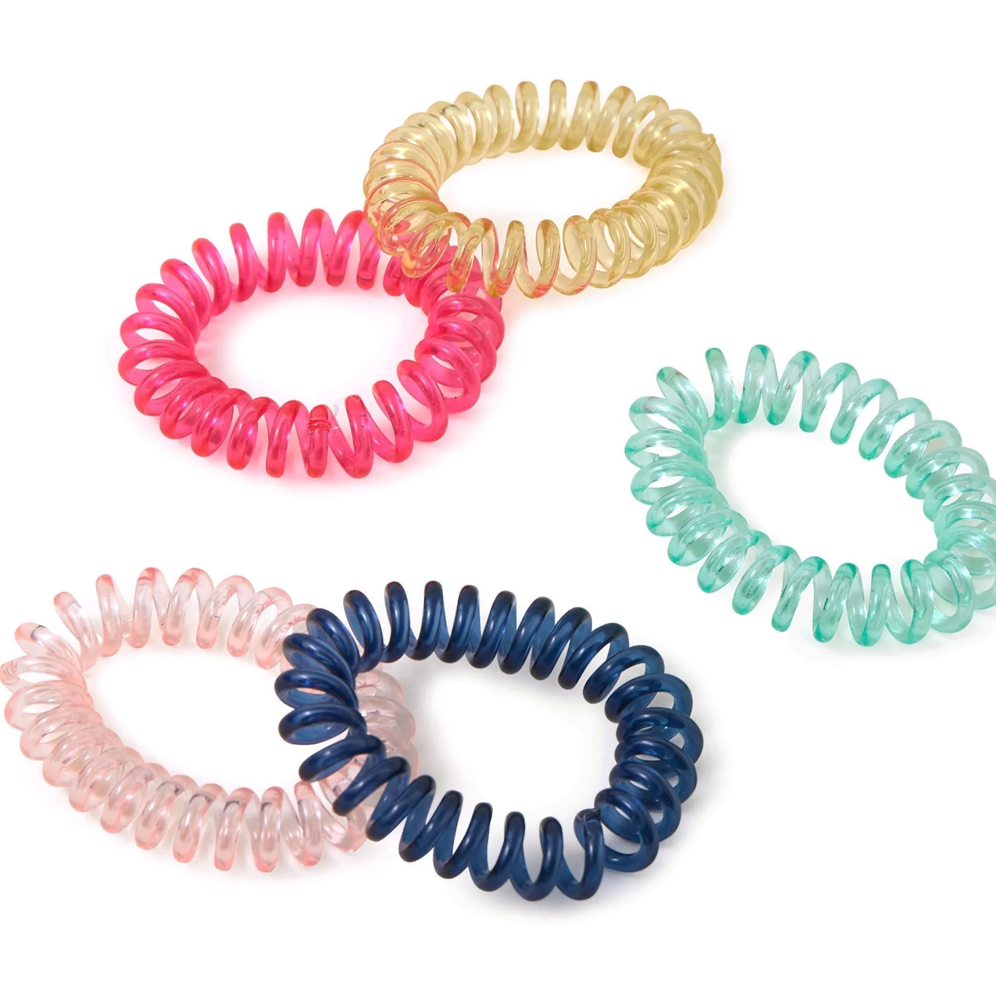 Accessorize London Girls Spiral Hairbands 5-Pack