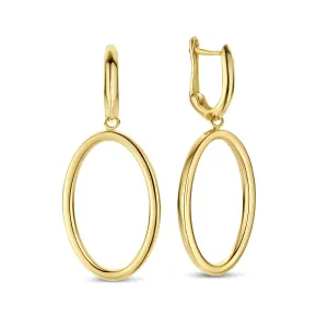 Aidee Annette 14 karat gold link drop earrings