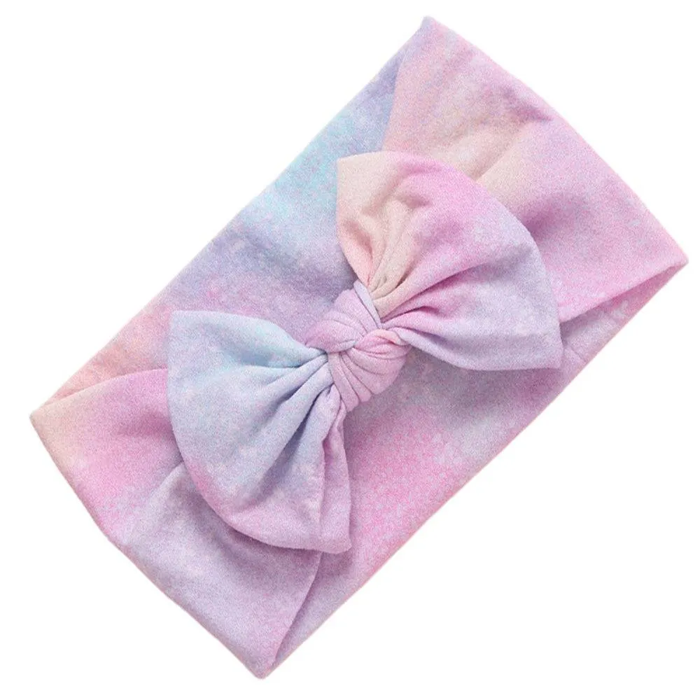 Baby Soft n Stretchy Single Bow Pattern Headband Design #7