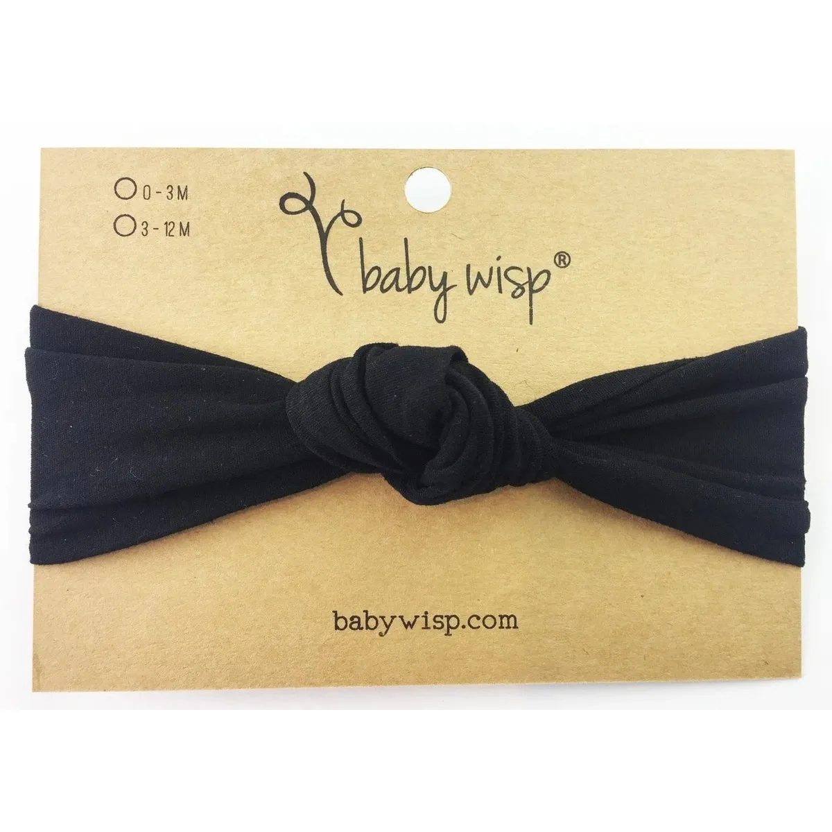 Baby Wisp Turban Knot Nylon Bow Headbands