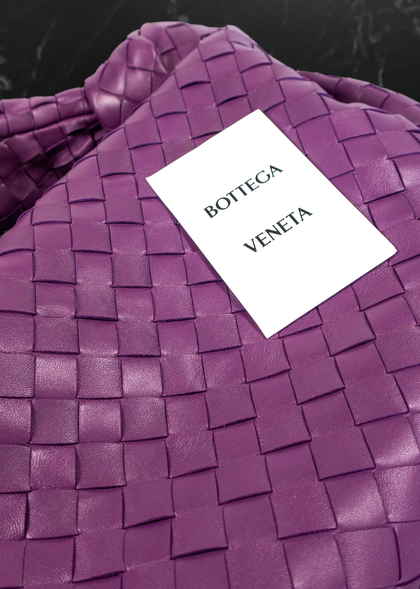 Bottega Veneta Nappa Intrecciato Teen Jodie Hobo Eggplant