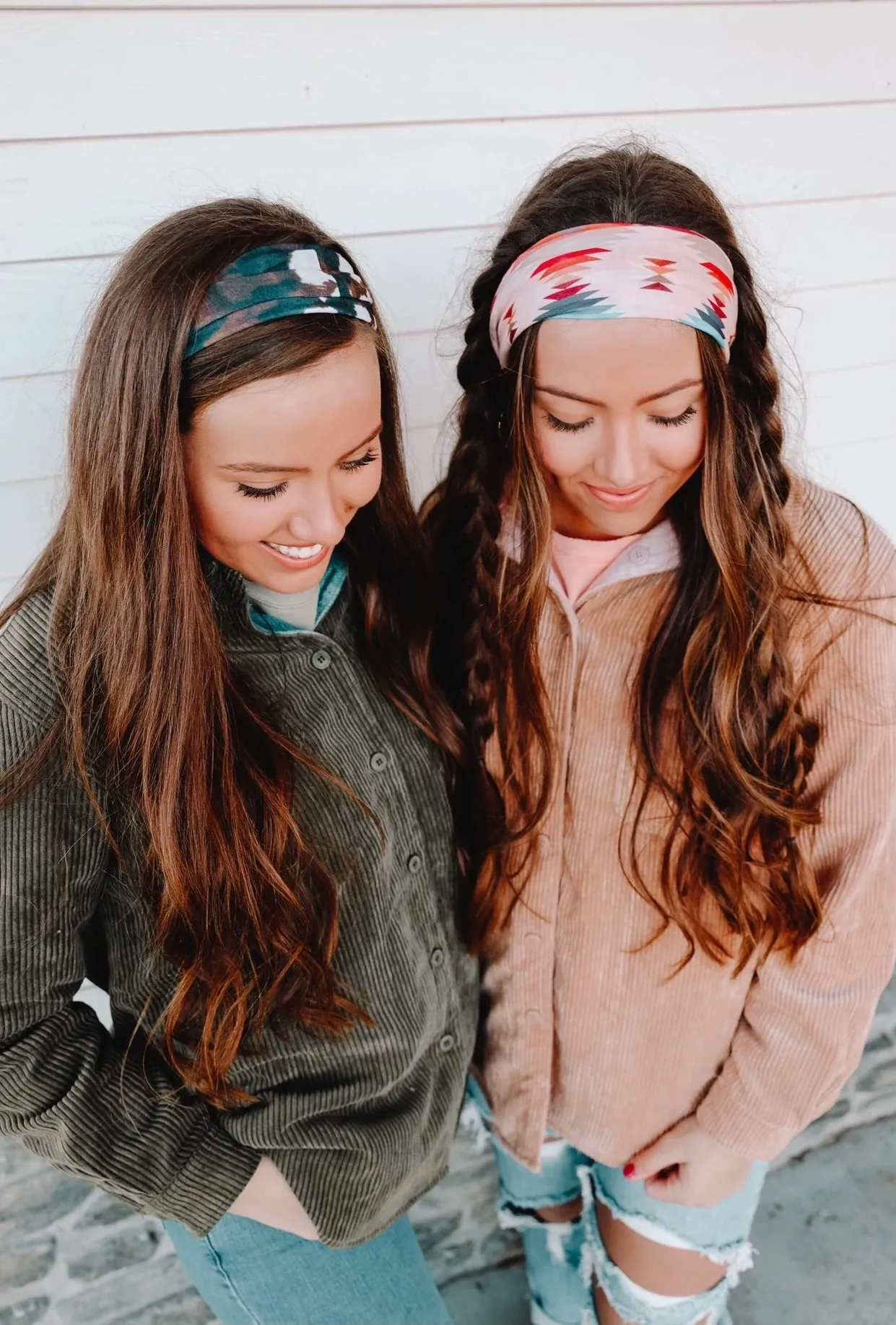 Brown Cowhide Stretchy Headwrap