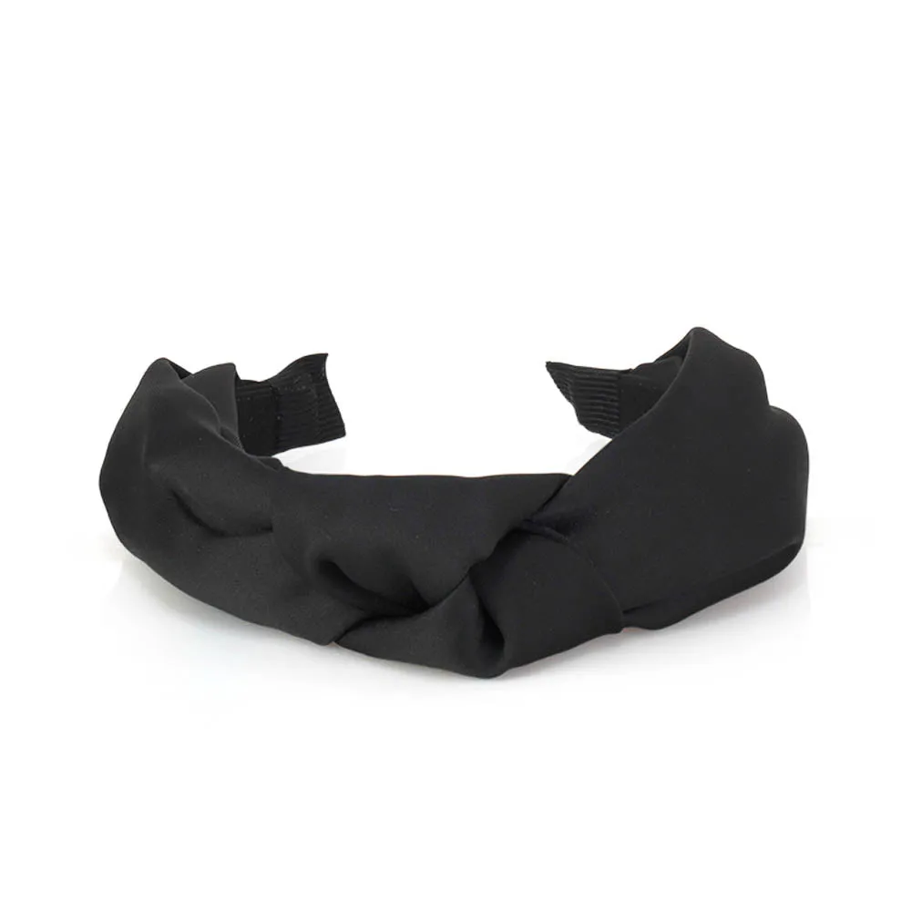 CLASSIC TOP KNOT SATIN HAIRBAND