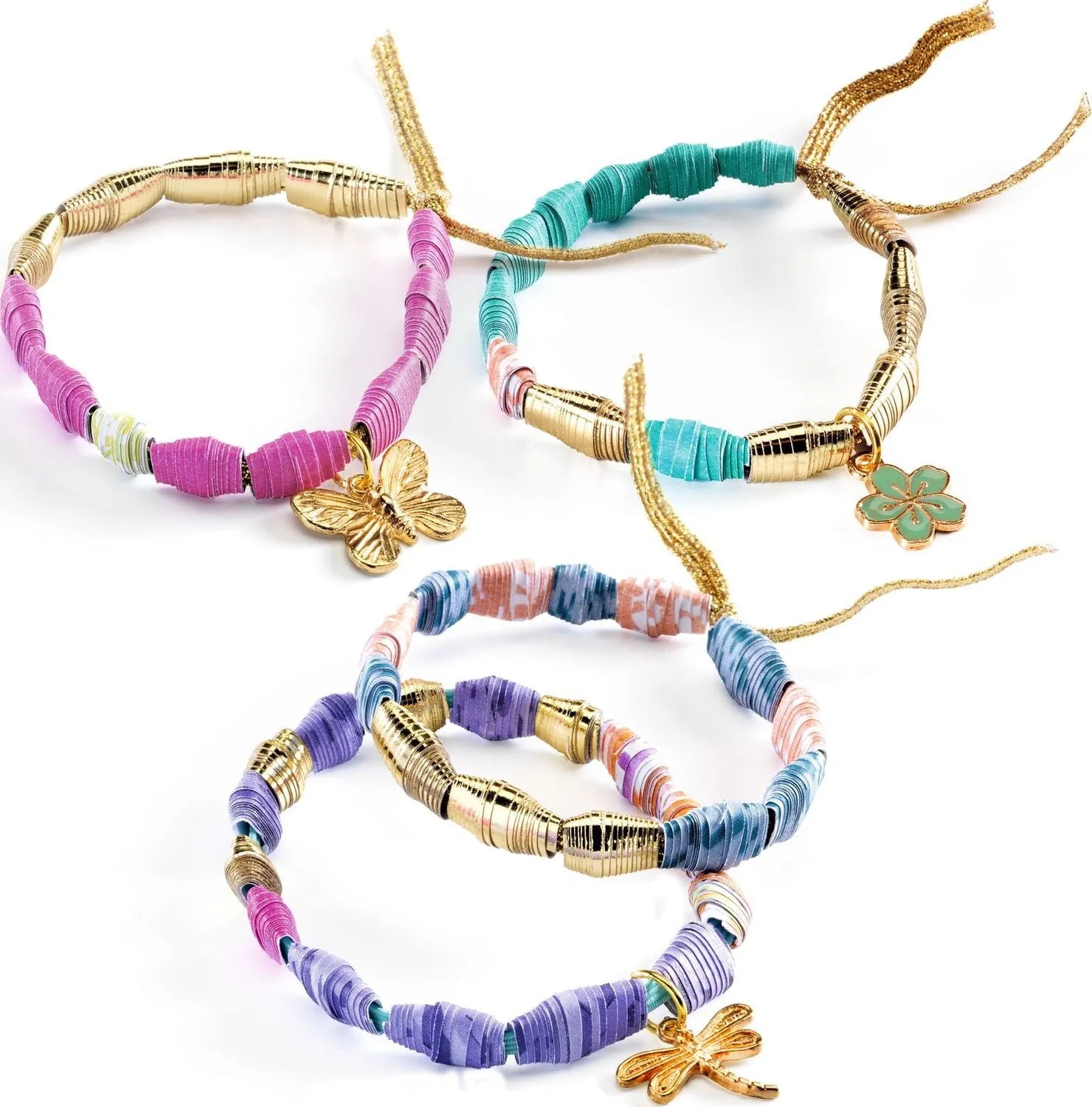 DIY Stylish & Golden Bracelets