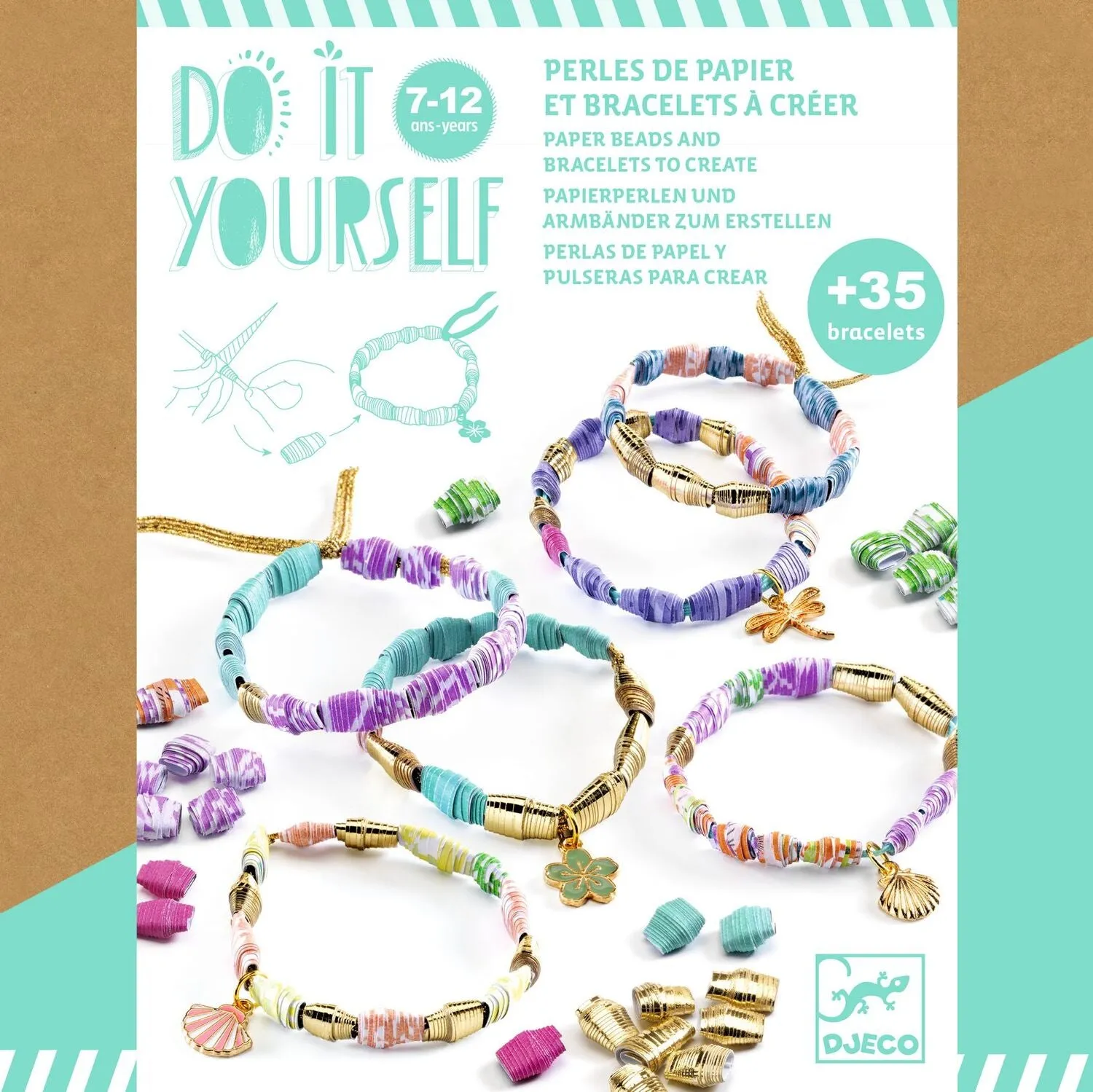 DIY Stylish & Golden Bracelets