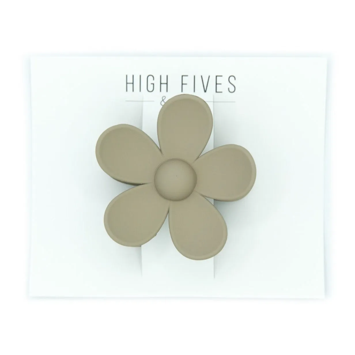 Flower Hair Claw Clips 2.95"