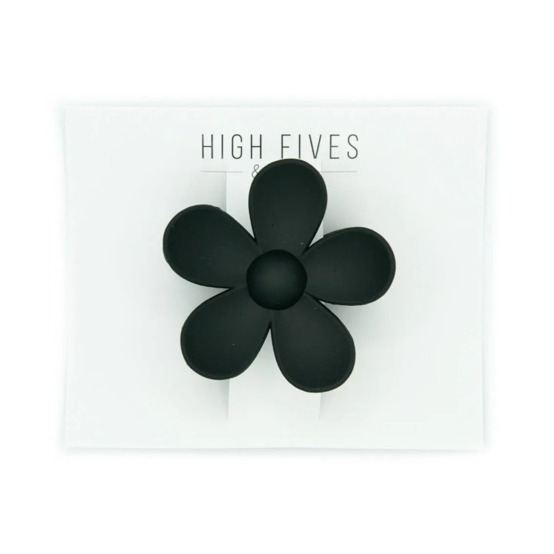 Flower Hair Claw Clips 2.95"