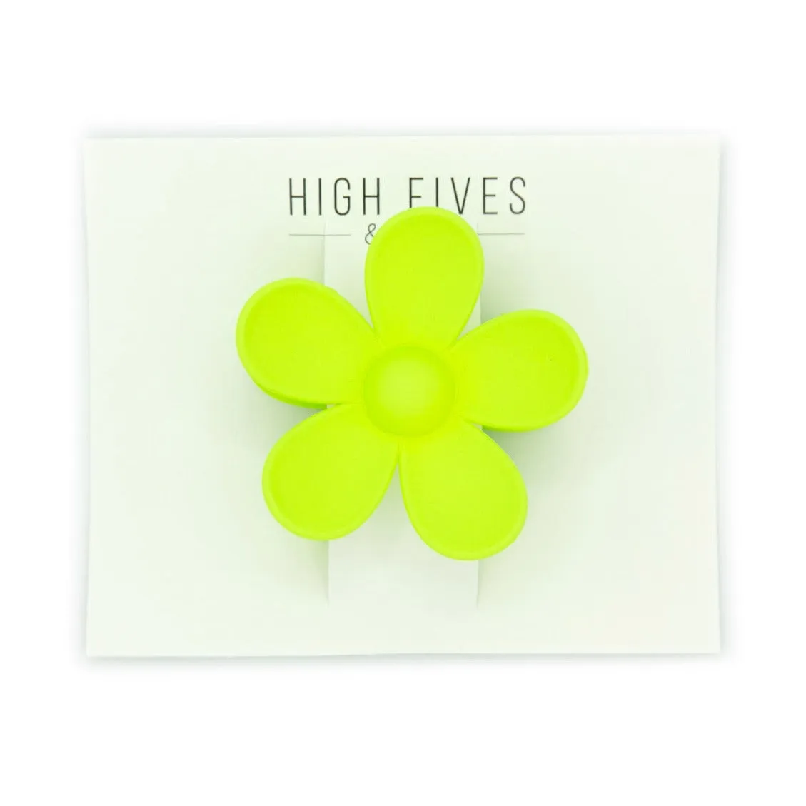 Flower Hair Claw Clips 2.95"