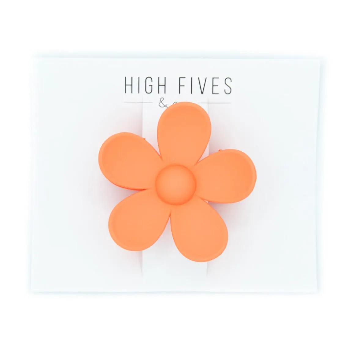 Flower Hair Claw Clips 2.95"