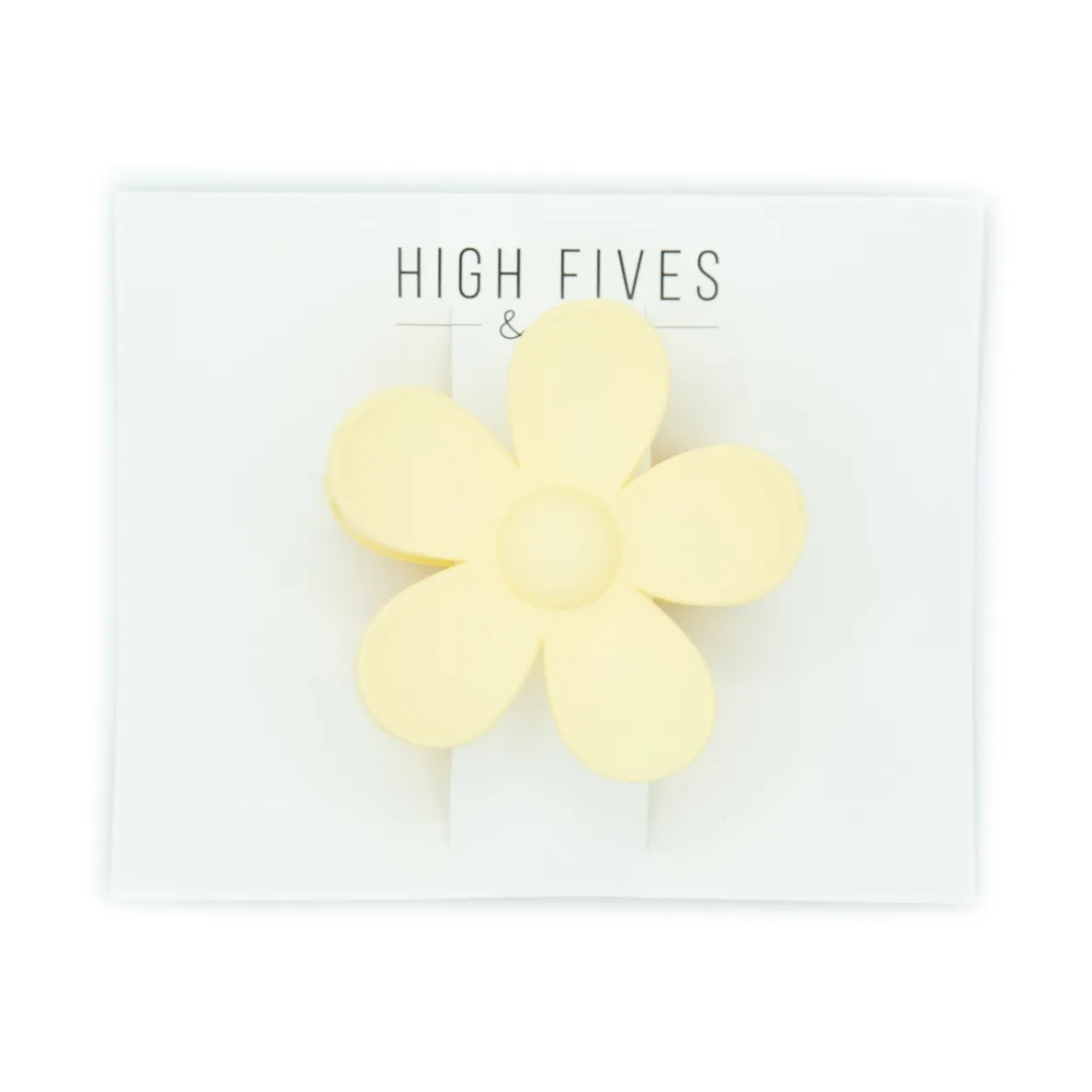 Flower Hair Claw Clips 2.95"