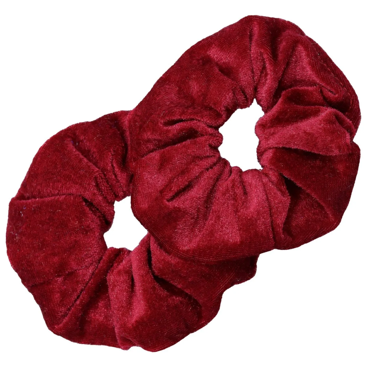 Maroon Velvet Scrunchies - 2 Pack