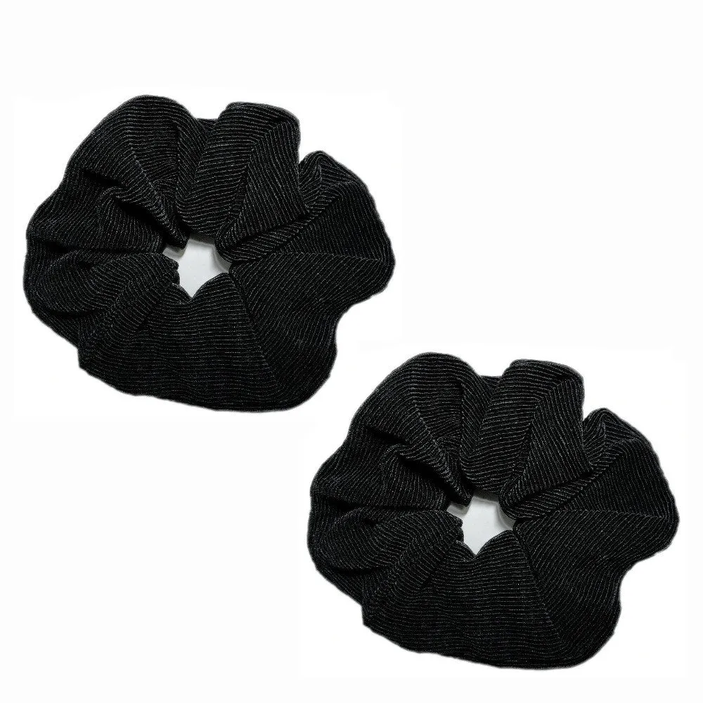 Oversized, Extra-large Pleated Satin Scrunchie Set