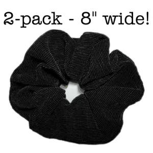 Oversized, Extra-large Pleated Satin Scrunchie Set