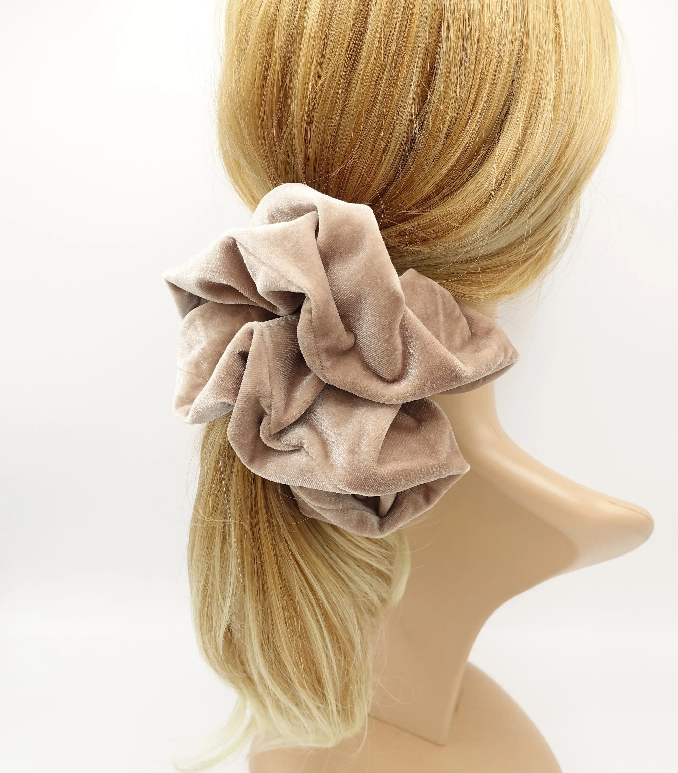 oversized velvet scrunchies large Hair Elastics scrunchies Women Hair Accessories