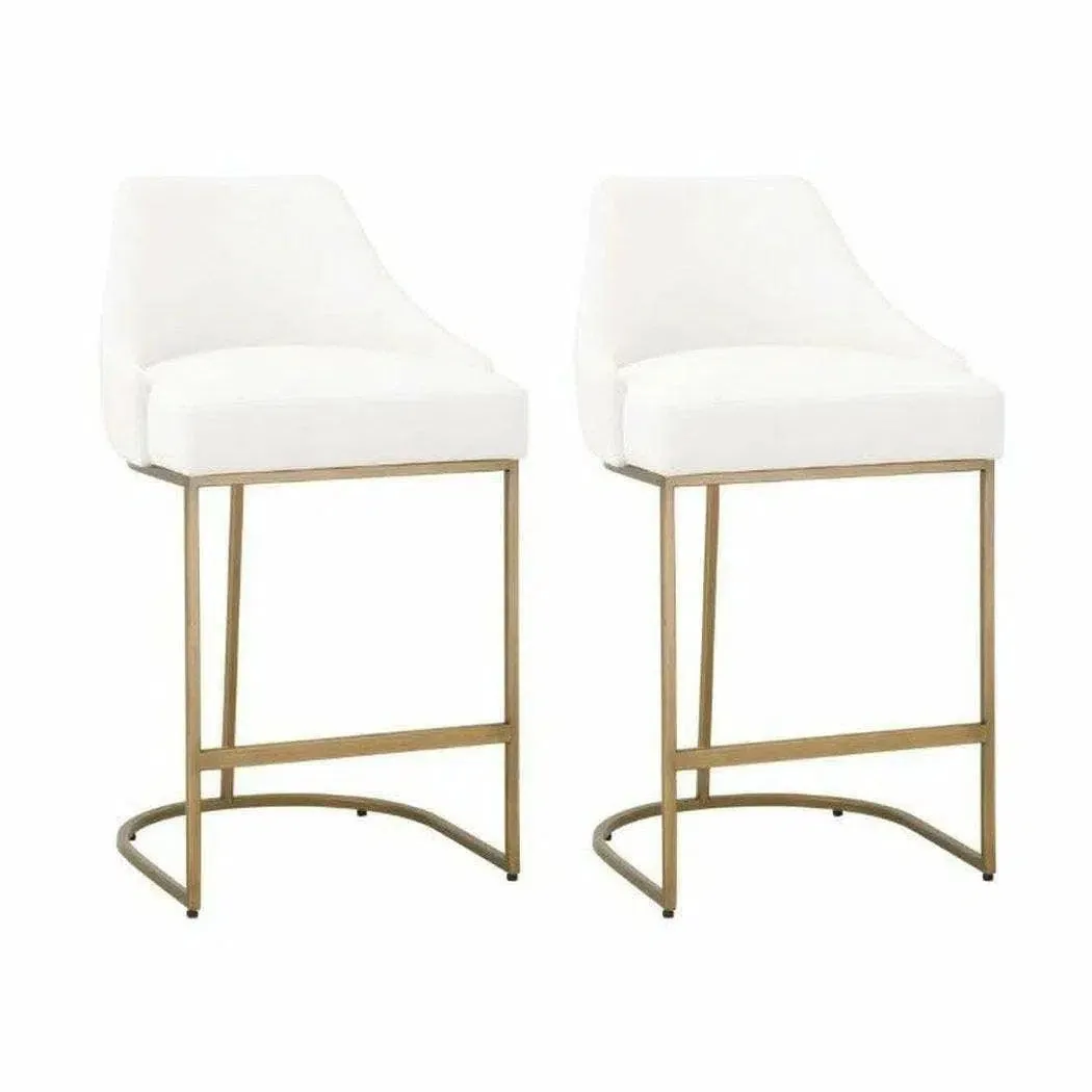 Parissa Counter Stool Set of 2 LiveSmart Peyton-Pearl