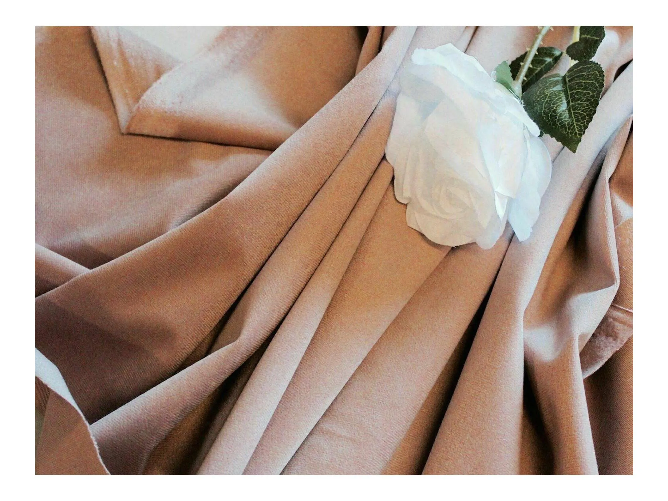 PINK  - Florence   Dressmaking Crafting Velveteen  fabric for crafts Sewing and Upholstery