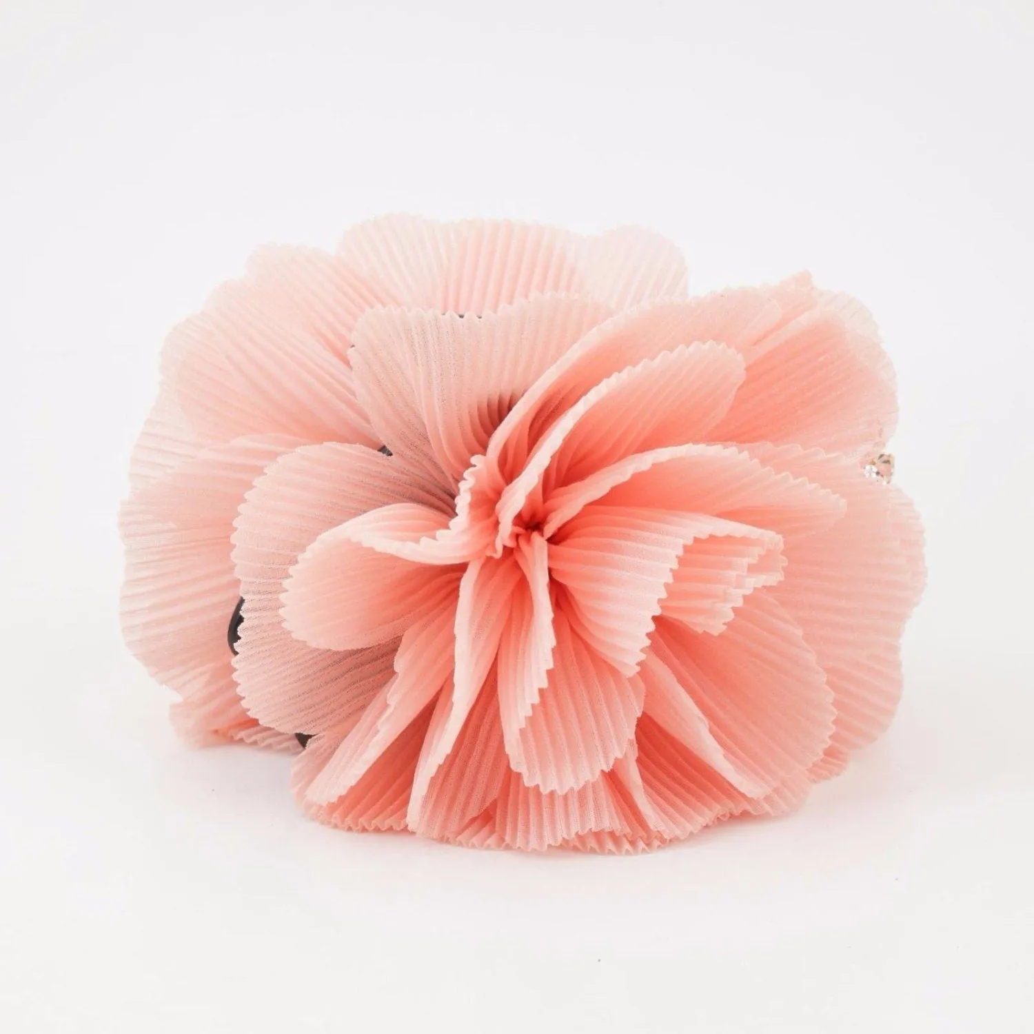 Pleat Petal Dahlia Flower Hair Jaw Claw Gift Women Hair Accessories