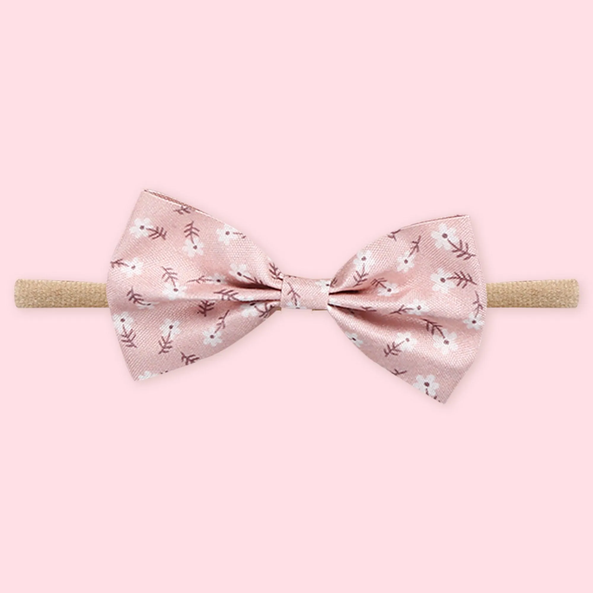 Polka Tots Floral Headbands Set - Pink