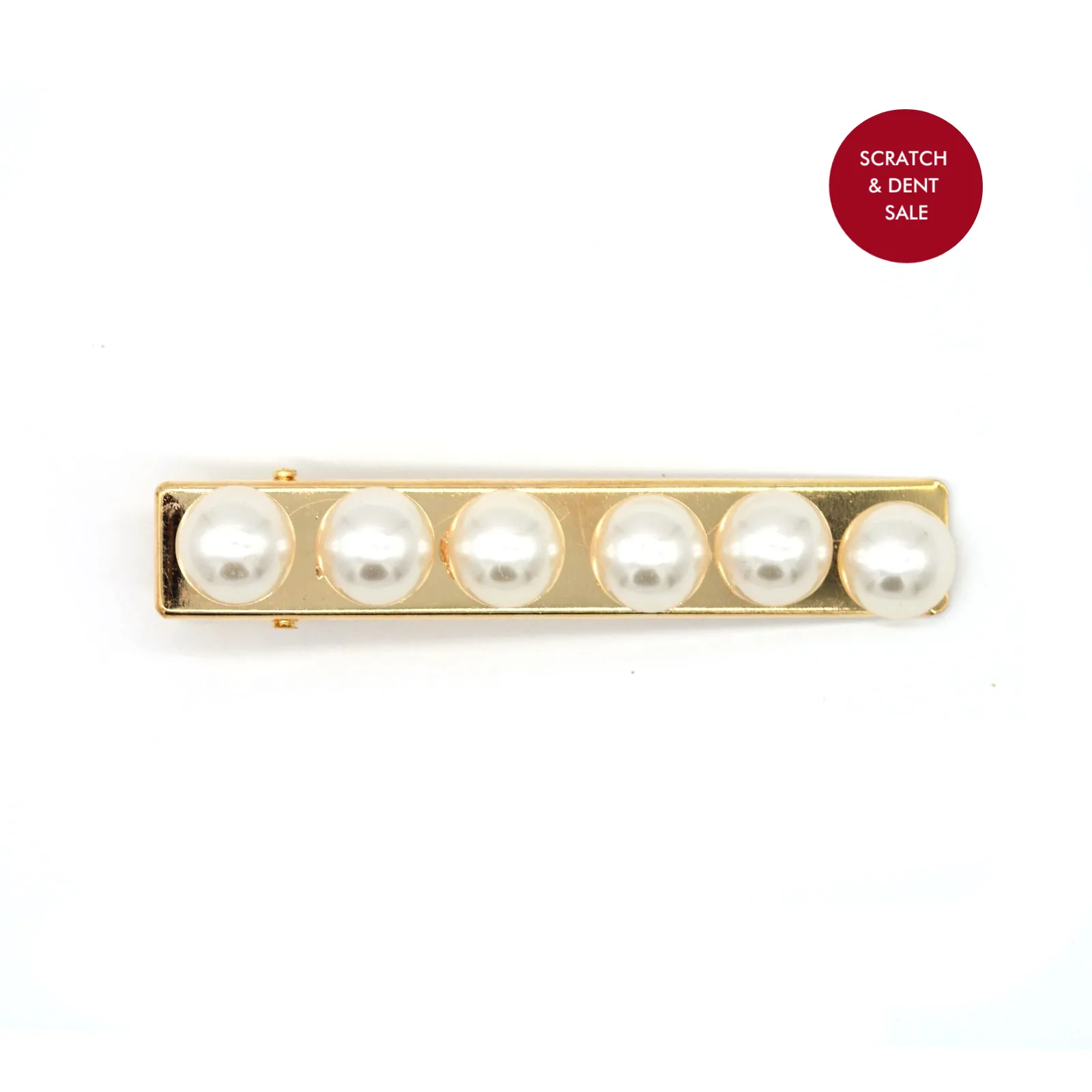 Rihanna Pearl Gold Barrettes - Sample