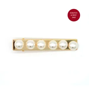 Rihanna Pearl Gold Barrettes - Sample