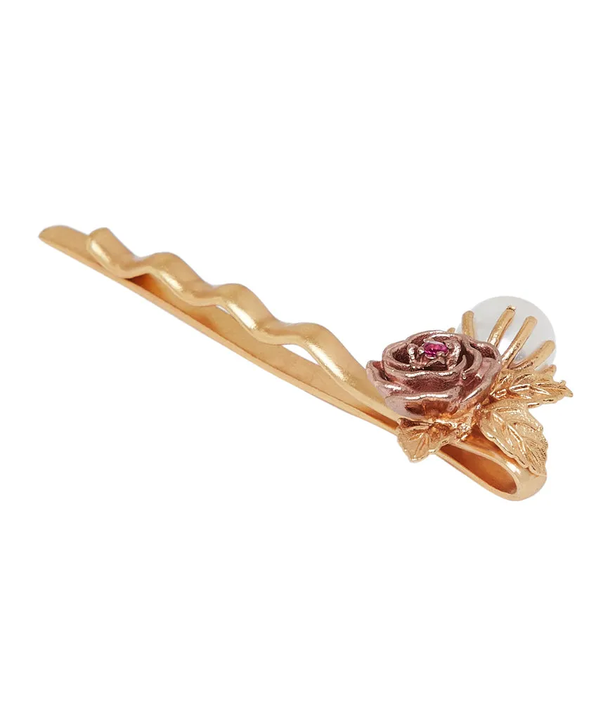 Rose-y Affair Bobby Pins