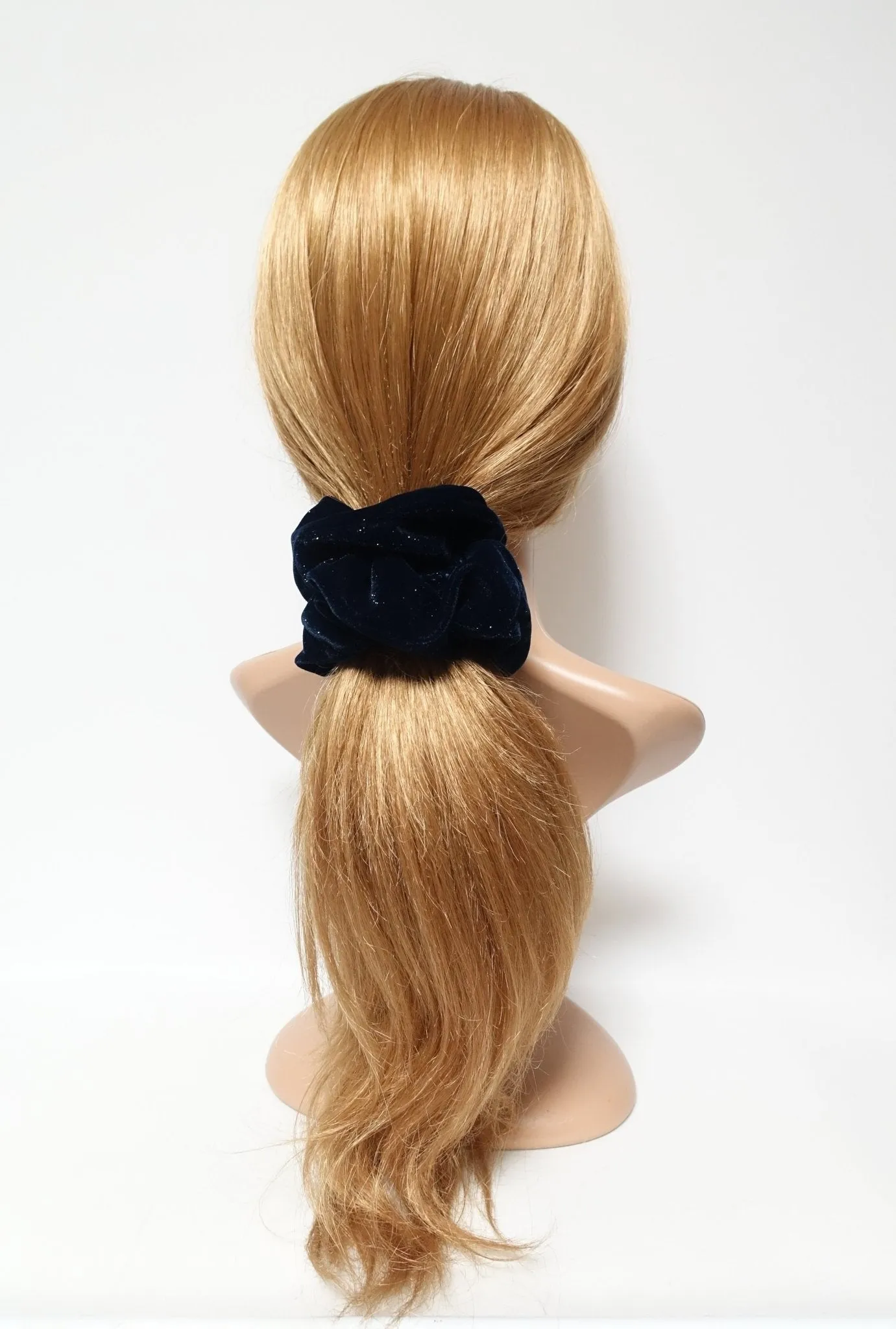 Sparkling dazzle velvet scrunchies velvet hair scrunchie for women