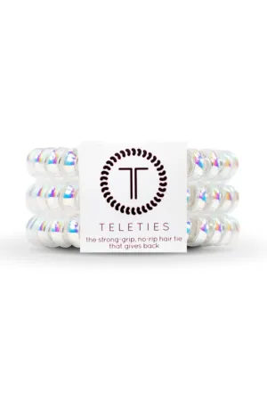 TELETIES Small Hair Ties - Peppermint