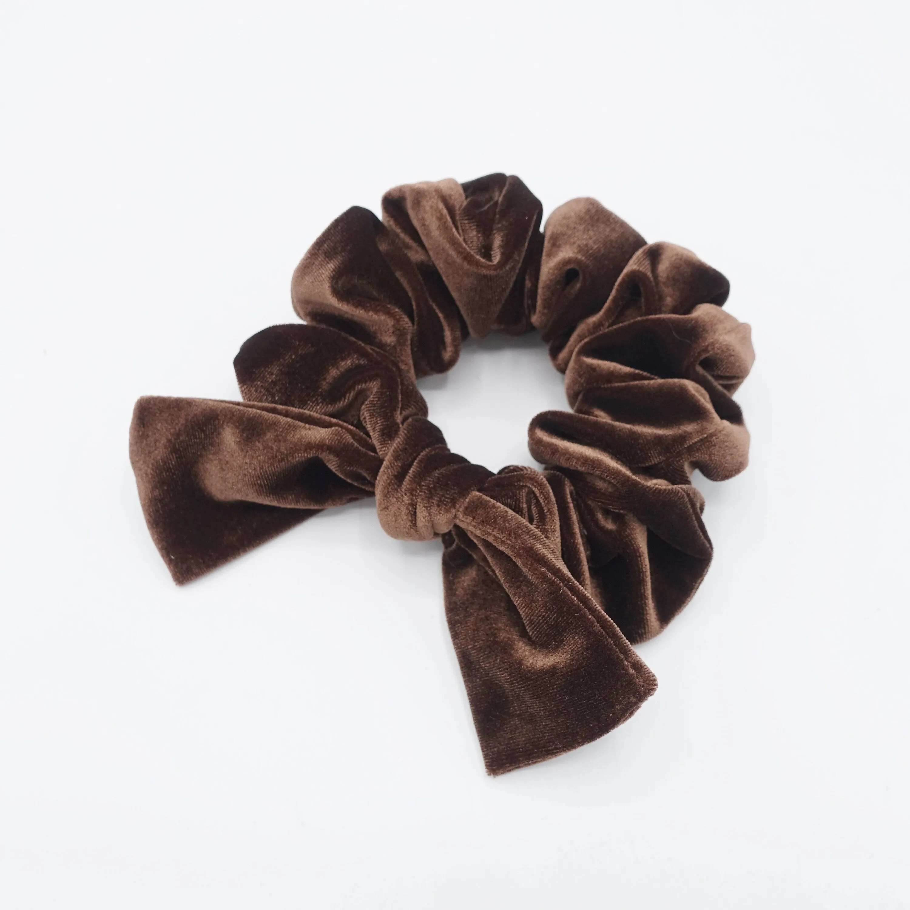 thick velvet scrunchies colorful hair elastic scrunchie knot hair accessory for women