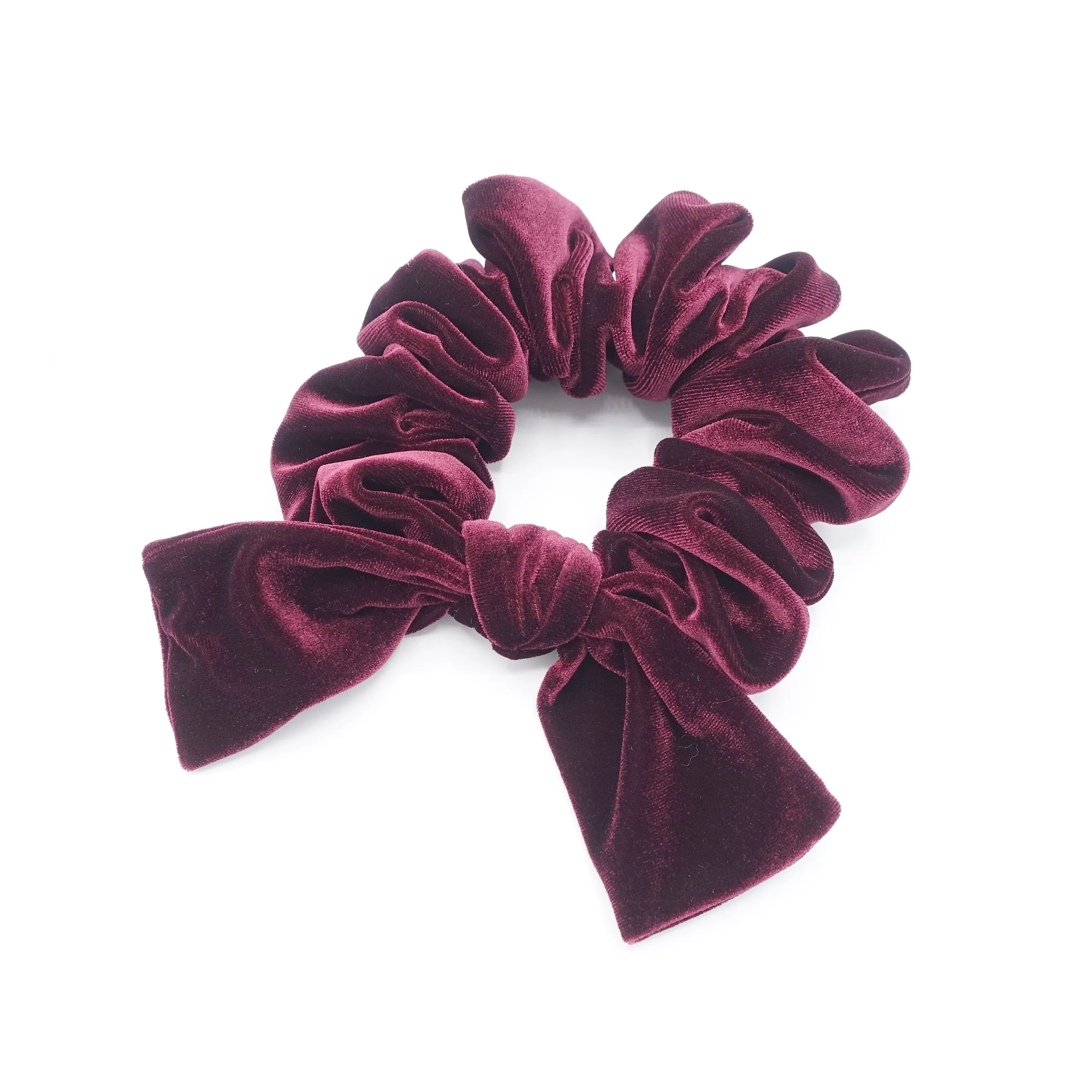 thick velvet scrunchies colorful hair elastic scrunchie knot hair accessory for women