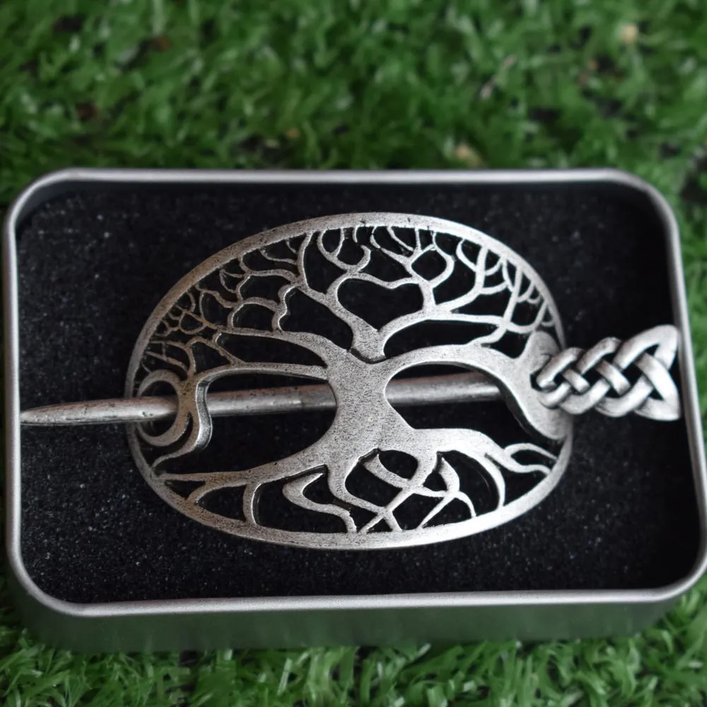 Tree of Life Stick Barrette