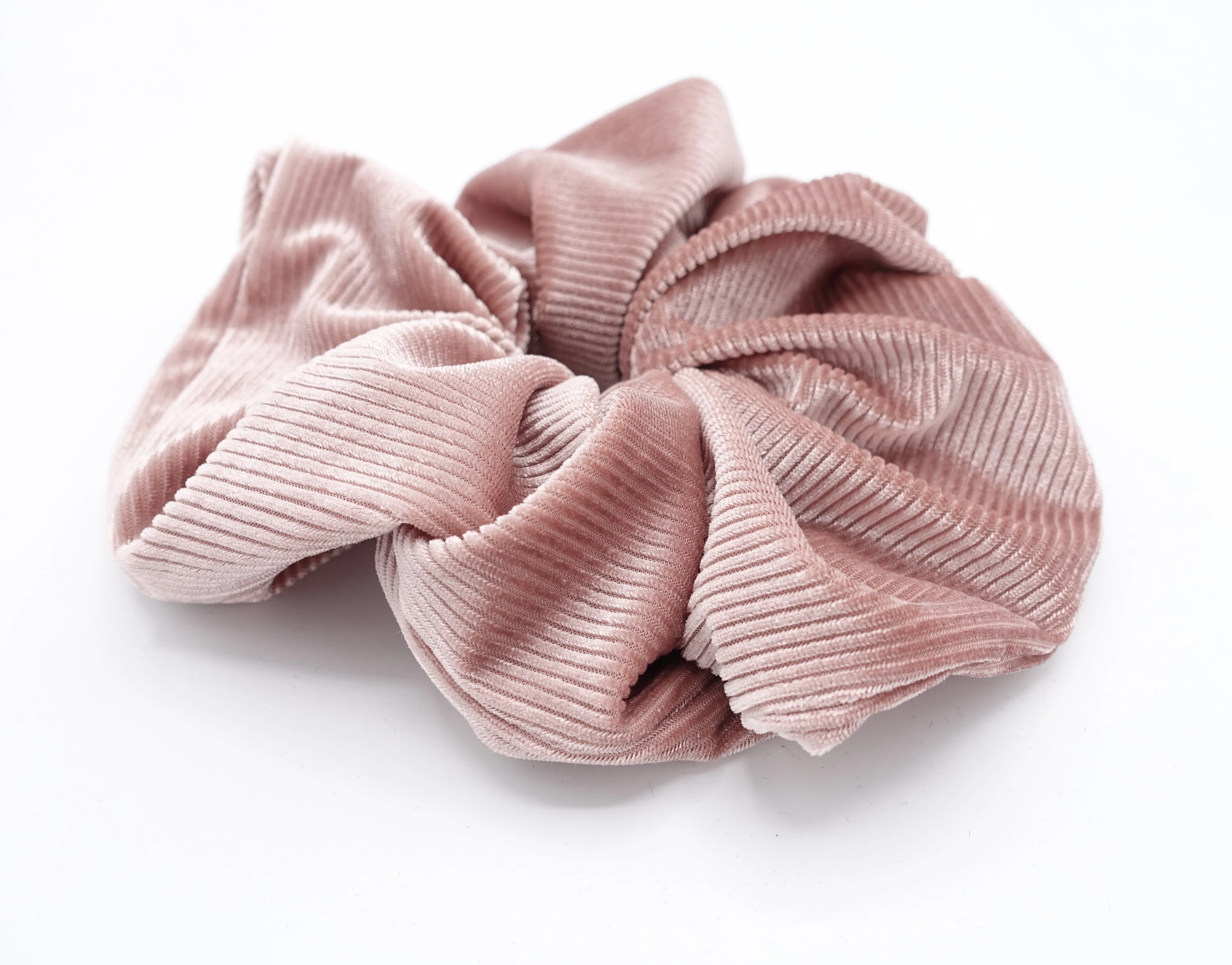 velour scrunchies, corduroy scrunchies, large scrunchies for women